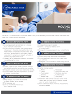 Moving Checklist