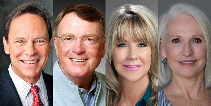 Images of Rande Yeager, Mark Bilbrey, Carolyn Monroe, and Ivy Anderson.