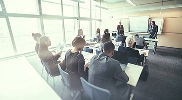 Texas Education with employees in a classroom