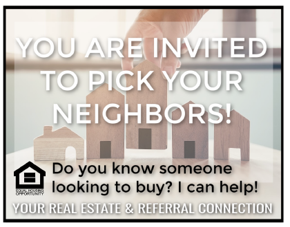 You are Invited to Pick Your Neighbor