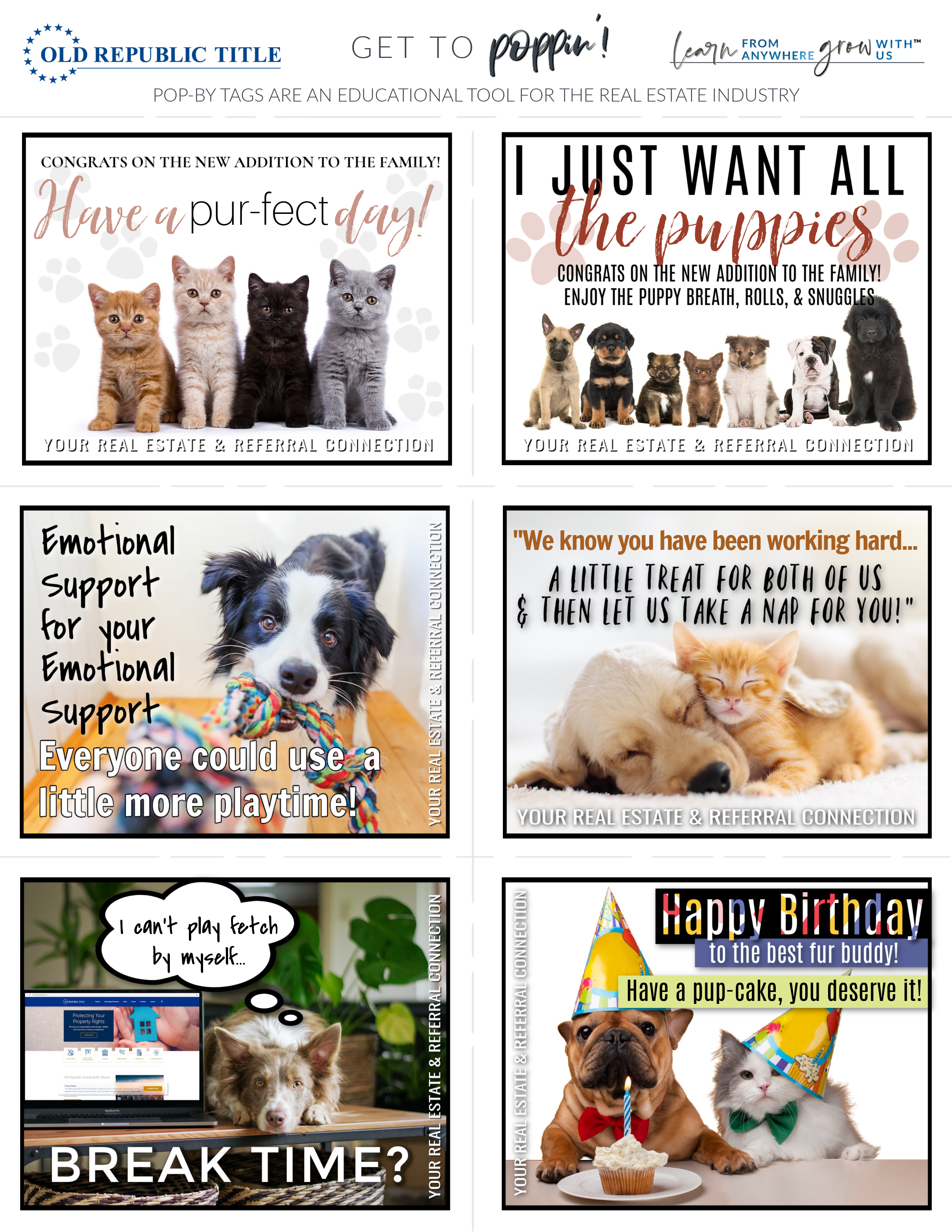 Pet Pop-By Tags