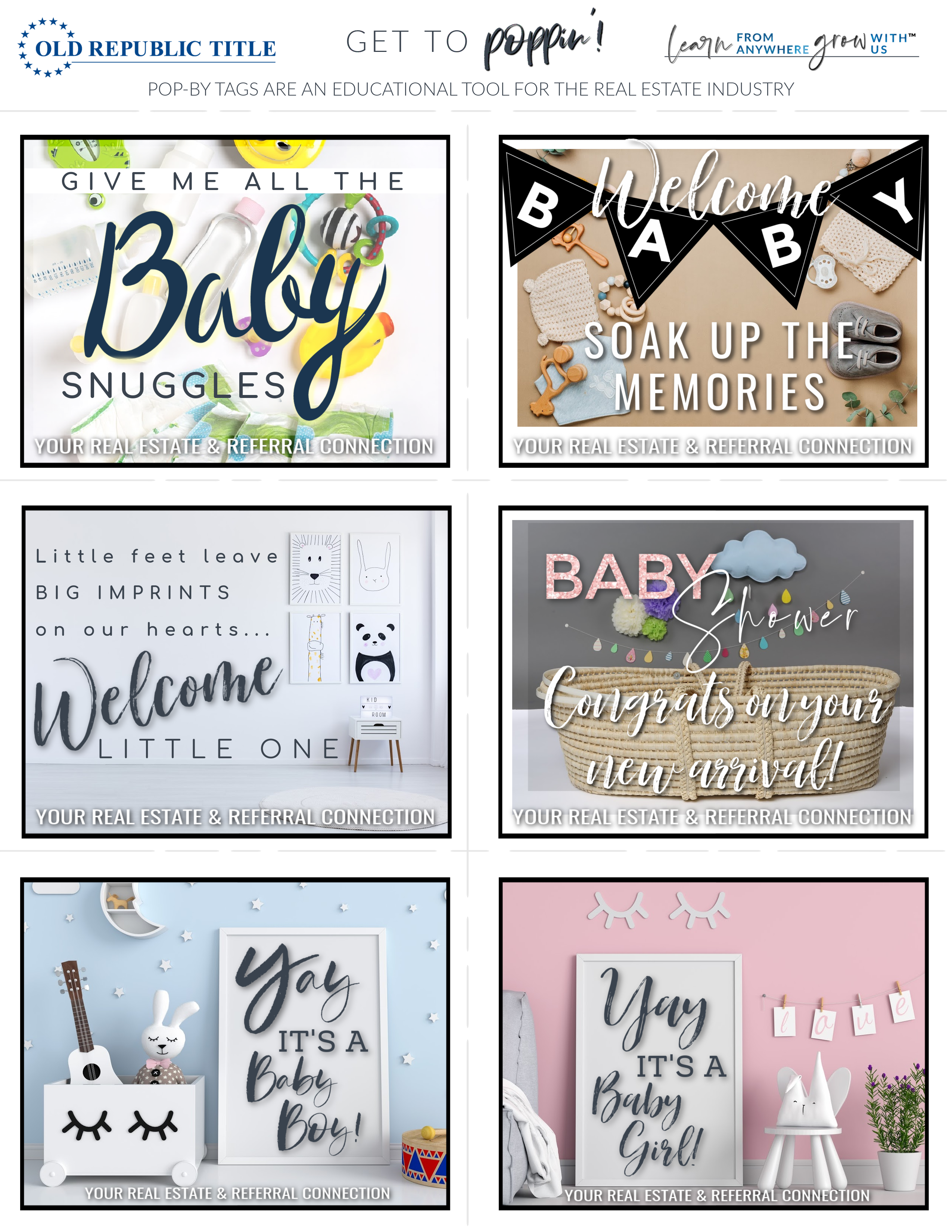 Baby Shower Tags