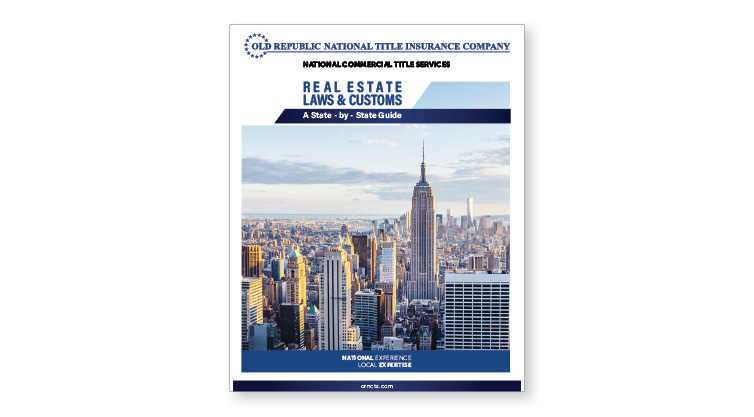 Real Estate Laws and Customs brochure cover
